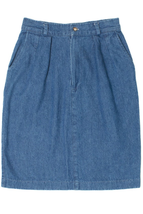 Vintage  Gotcha Covered Denim Midi Skirt