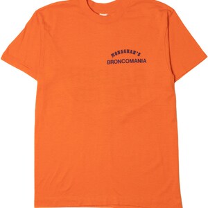 Vintage 1980&#39;s &quot;Broncomania&quot; Denver Broncos NFL Rivalry T-Shirt