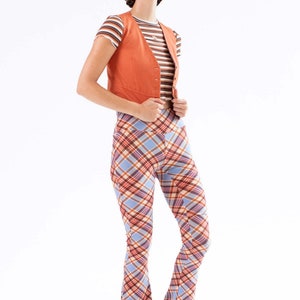 Maple Plaid Bell Bottoms