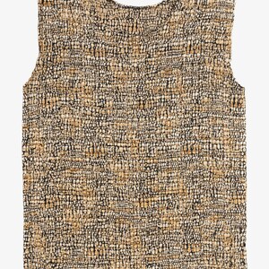 Vintage Y2K Nicola Leopard Print Stretchy Crinkle Top (2000s)