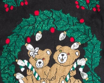 Black Ugly Christmas Pullover 50428