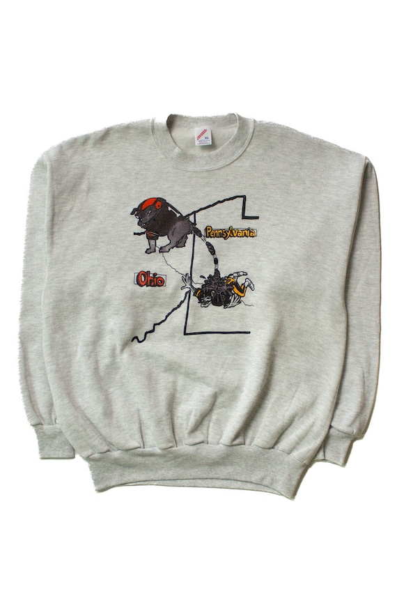 Vintage Brown Poop On Pittsburgh Sweatshirt (1990s