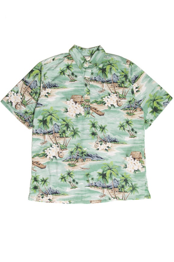 Go Barefoot Hawaiian Shirt - image 1