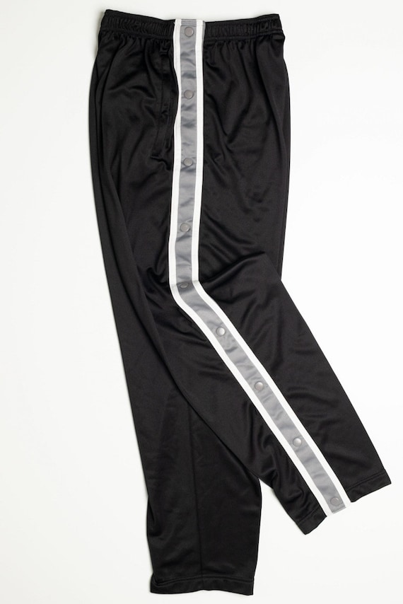 Vintage Black Polyester Track Pants - XL - image 3