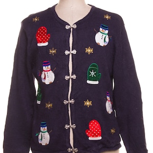 Blue Ugly Christmas Cardigan 42281