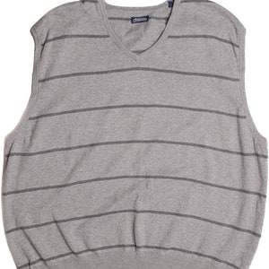 Gray Striped Vest 582
