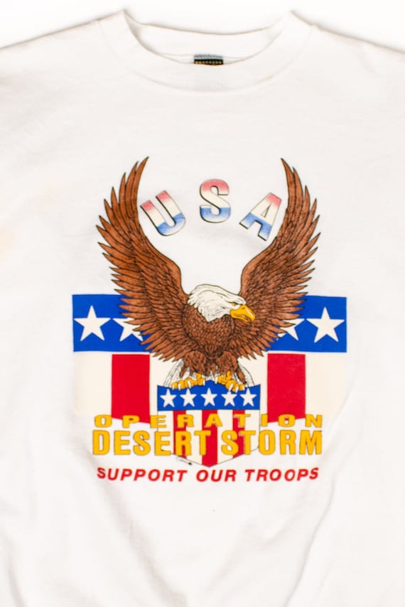 Vintage Desert Storm Support Our Troops Sweatshirt