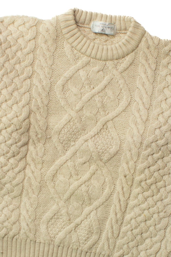 Vintage St. Michael Fisherman Sweater 1190 - image 2