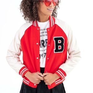 Red Varsity B Jacket