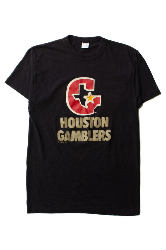 Vintage Houston Gamblers USFL T-Shirt (1983)
