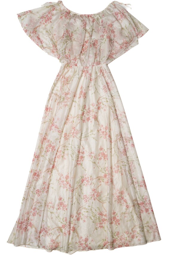 Vintage Prairie Floral Maxi Dress