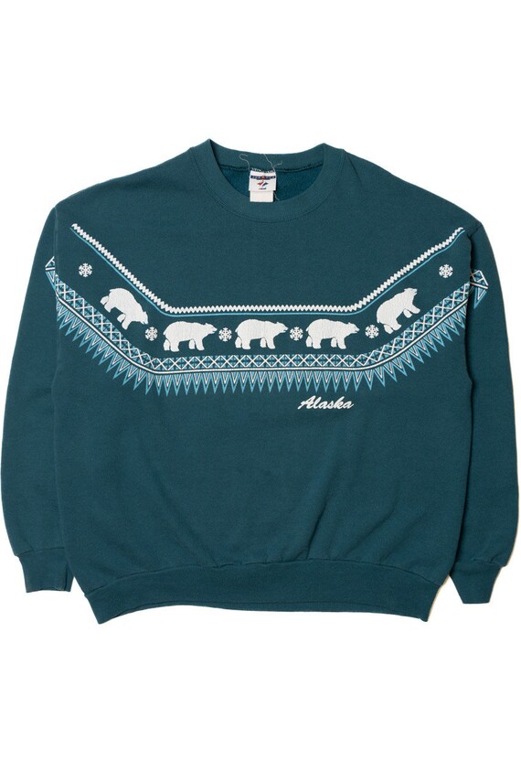 Brisco Brands Alaska State Polar Bear Established 1959 T-Shirt – Unisex Crewneck