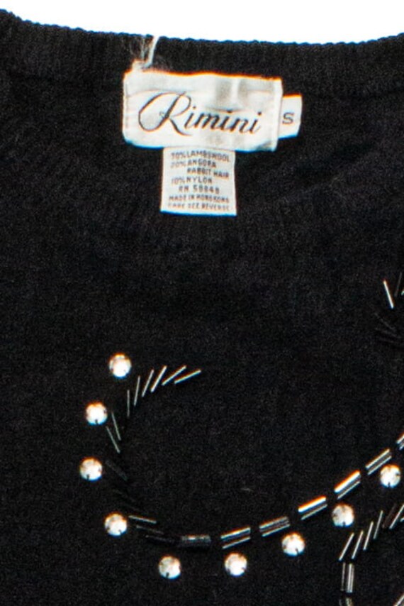 Vintage Rimini Beaded 80s Sweater (1980s) - image 3