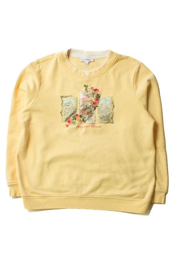Vintage Happiness Blooms Sweatshirt (1990s)