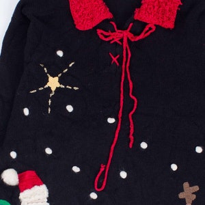 Jersey navideño feo negro 54569