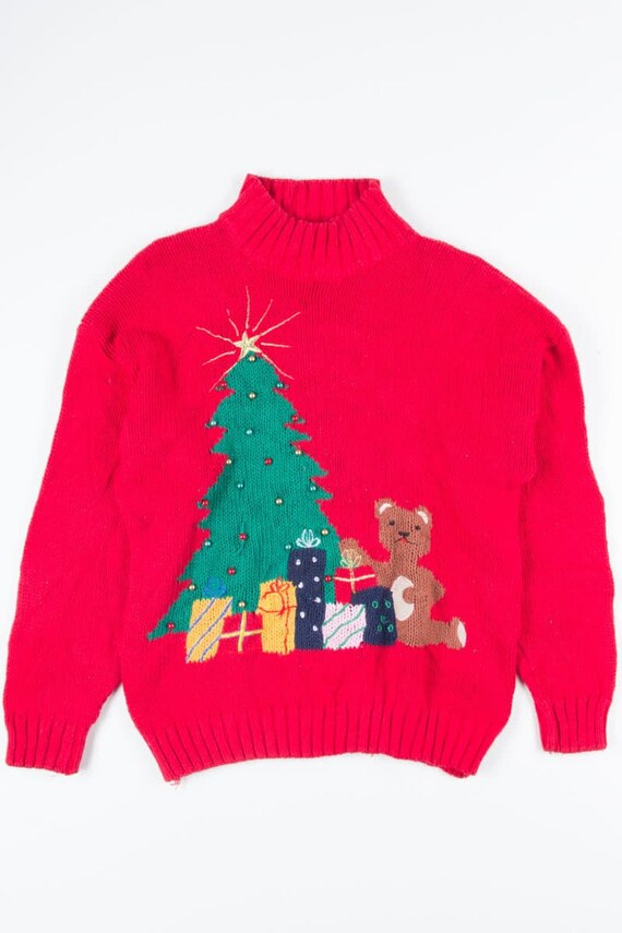 Red Ugly Christmas Pullover 51498 - image 2
