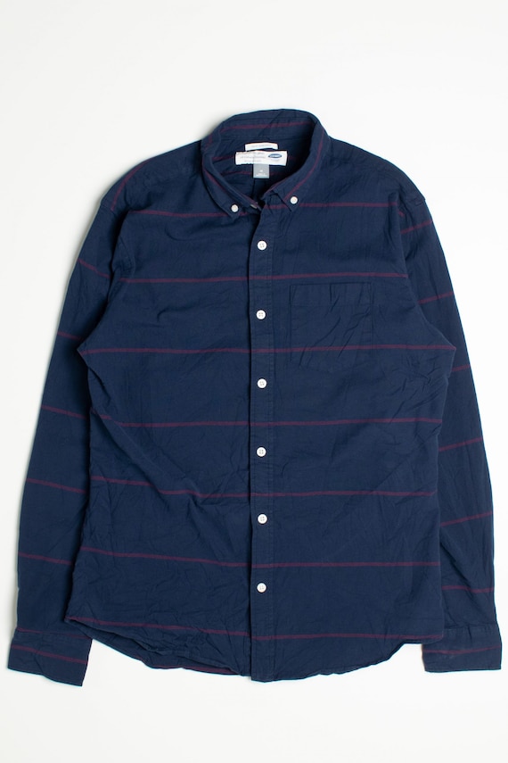 old navy dress shirt Old Navy Men's Slim Fit Pro Signature Performance Dress Shirt - Multi