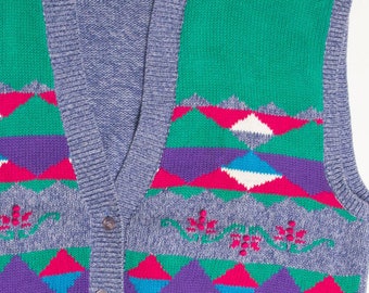 Vintage Triangle Sweater Vest 284