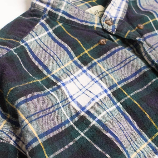 Cut Off Eddie Bauer Flannel Shirt 4321