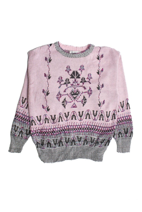 Vintage Barbara Sue Fair Isle Sweater (1980s) - image 2