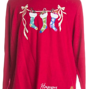 Red Ugly Christmas Pullover 37385