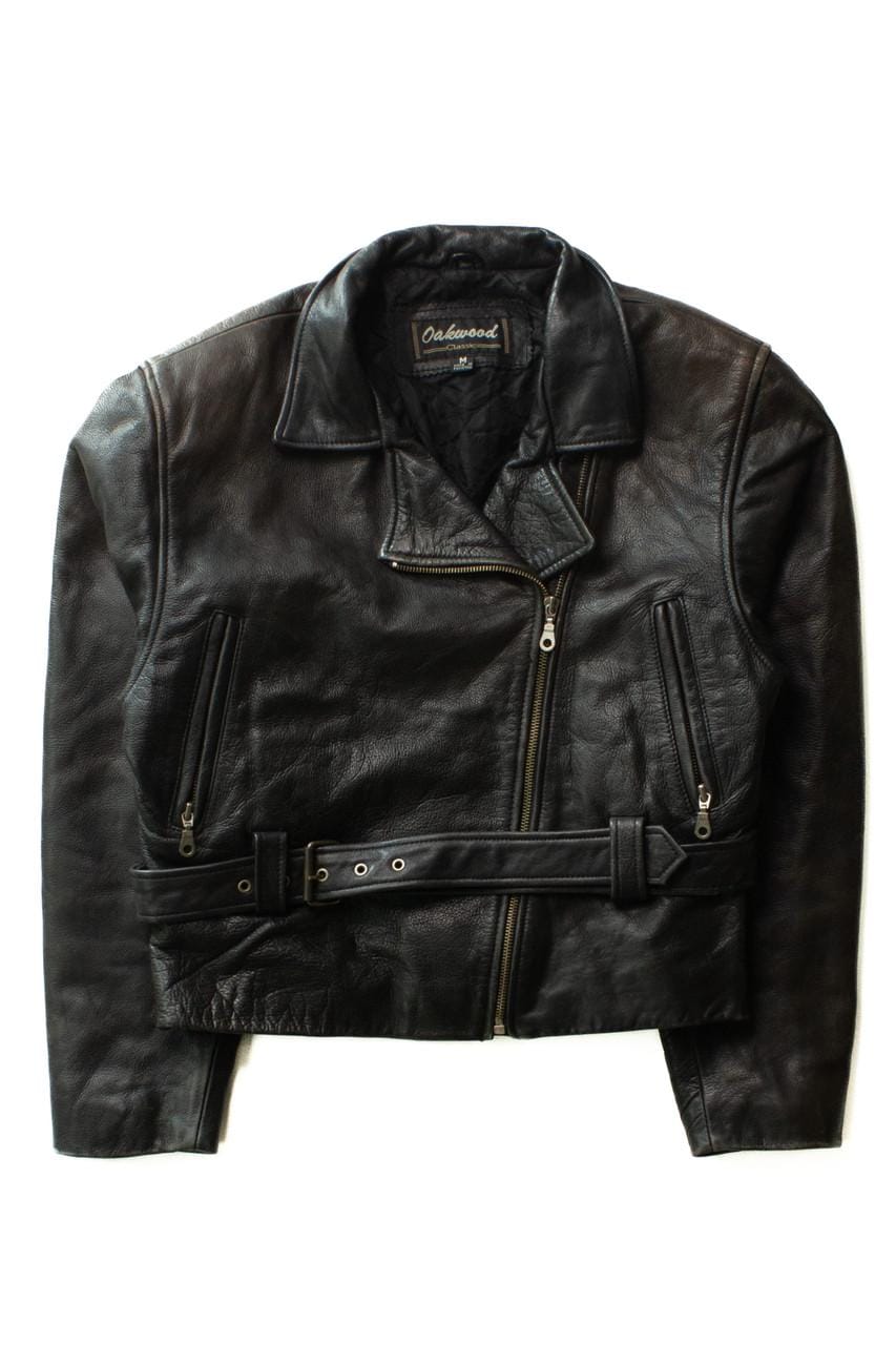 Oakwood ブラックレザージャケット Oakwood (オークウッド) レザー