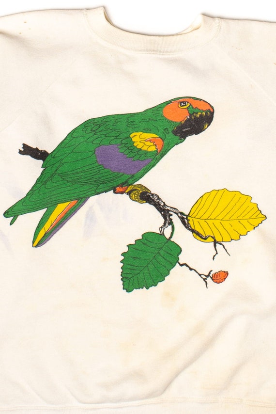 Vintage Parrot On A Branch Sweatshirt (1980s)