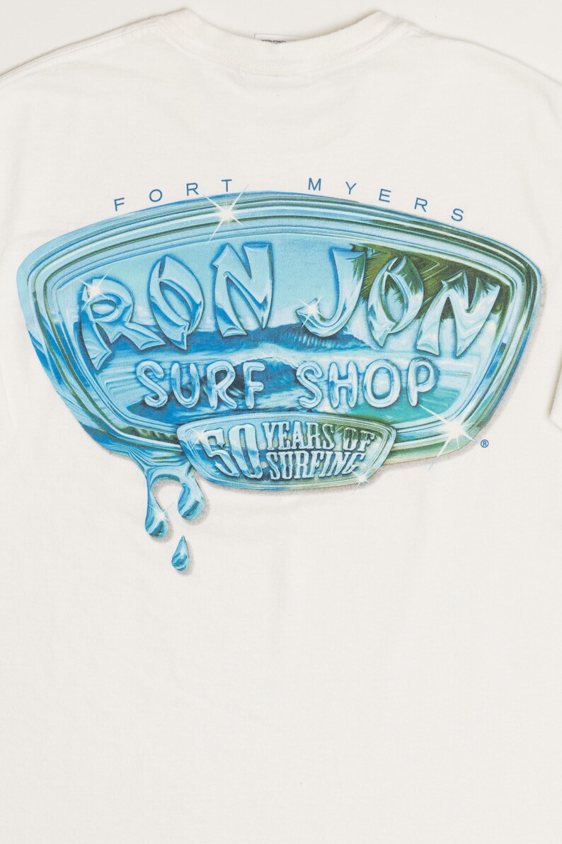 Ron Jon Surf Shop "50 Years Of Surfing" T-Shirt (2000s)
