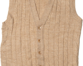 Vintage Cable Knit Jantzen Vest