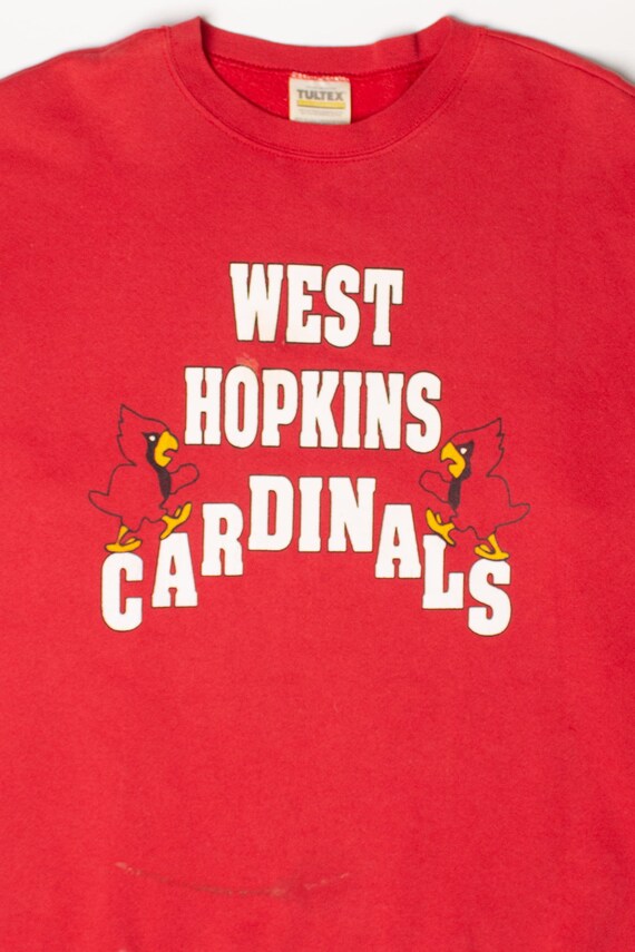 Vintage West Hopkins Cardinals Sweatshirt (1990s) - image 2