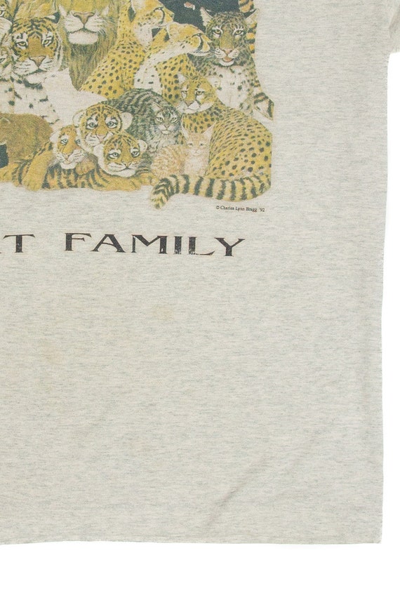 Vintage Cat Family T-Shirt (1992) - image 4