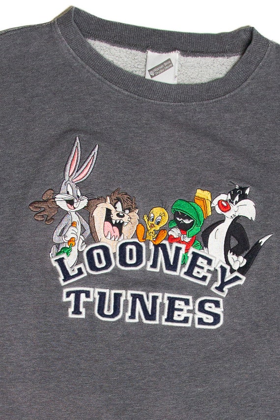 Vintage Looney Tunes Embroidered Sweatshirt - image 2