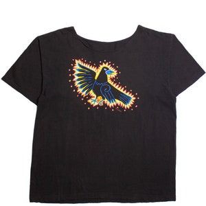 Vintage Bird Boatneck Single Stitch T-Shirt
