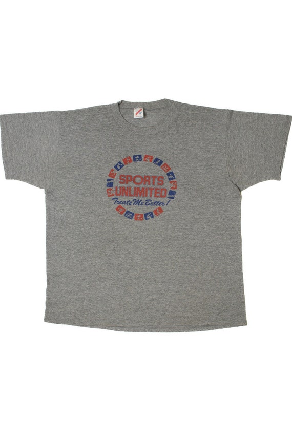 Vintage "Sports Unlimited" Single Stitch T-Shirt - image 1