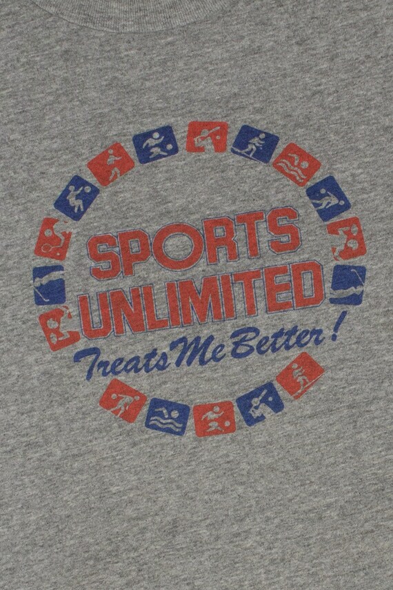 Vintage "Sports Unlimited" Single Stitch T-Shirt - image 2
