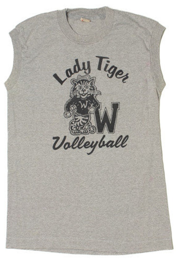 Vintage Early 1980's Volleyball Muscle T-Shirt