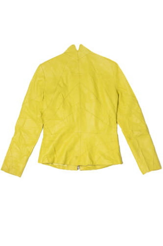 Chartreuse Juliana Leather Jacket - image 2
