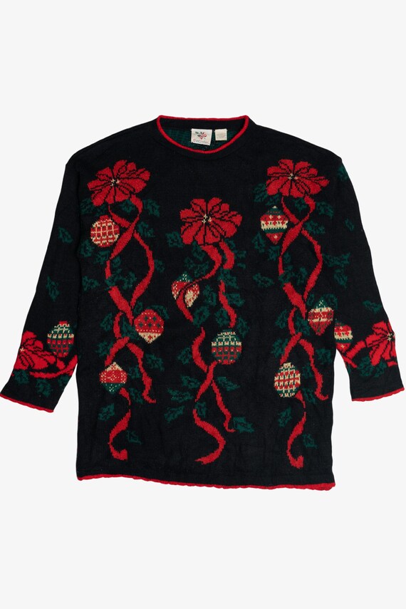 Vintage Nutcracker Ugly Christmas Sweater (1980s)