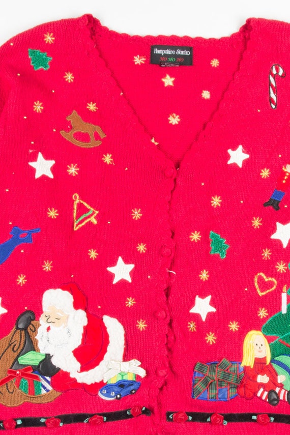 Red Ugly Christmas Cardigan 50762 - image 1
