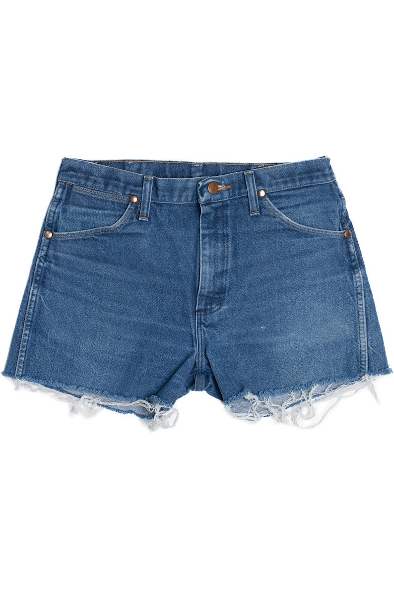 Vintage Wrangler Denim Cut Off Shorts Medium Wash