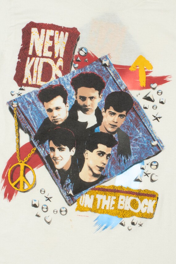 Vintage 1990's New Kids On The Block Single Stitc… - image 3