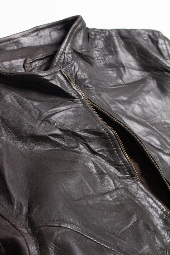 Women's Black Leather Jacket 261