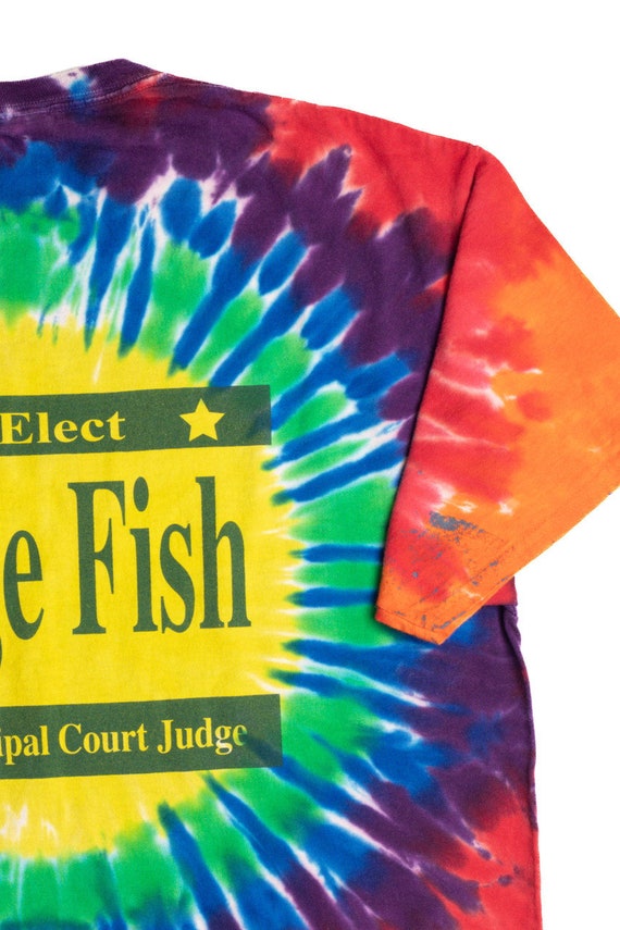 Judge Fish Tie-Dye T-Shirt 8568 - image 3