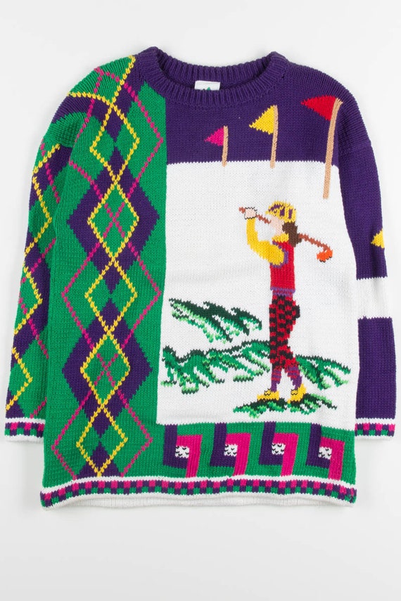 Vintage Golf Argyle Sweater 1 - image 1