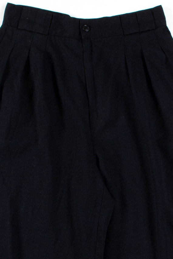 Black Pleated Pants (sz. 10) - image 1