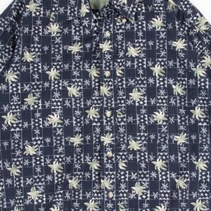 Blau karierter Vintage Hawaiianer