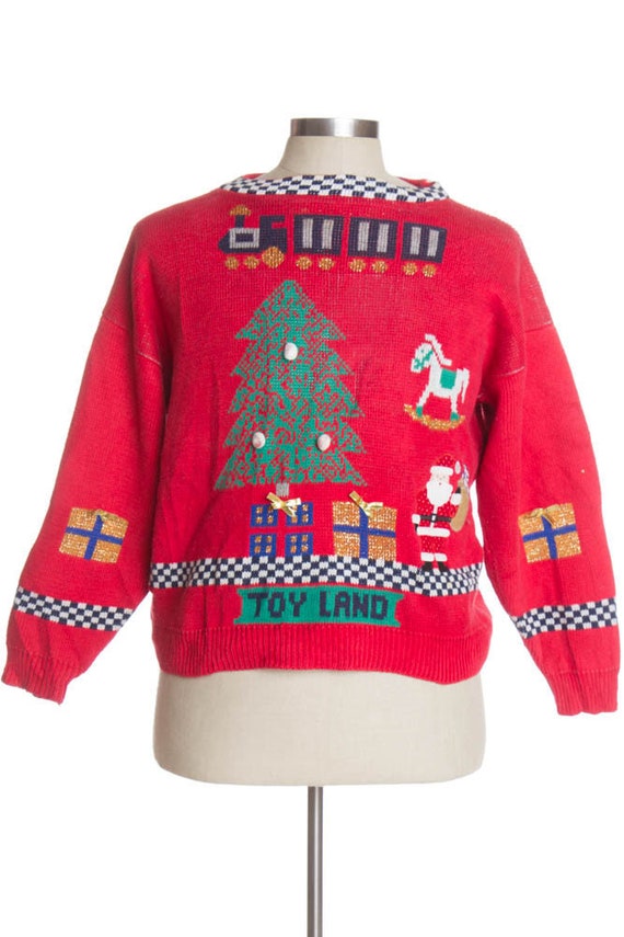 Red Ugly Christmas Pullover 41208 - image 1