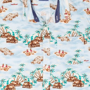 Vintage Tropical Village Hawaiian Shirt