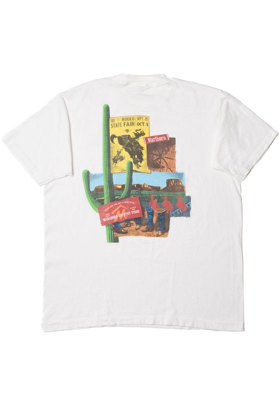 Vintage Marlboro Cacti Western Pocket T-Shirt