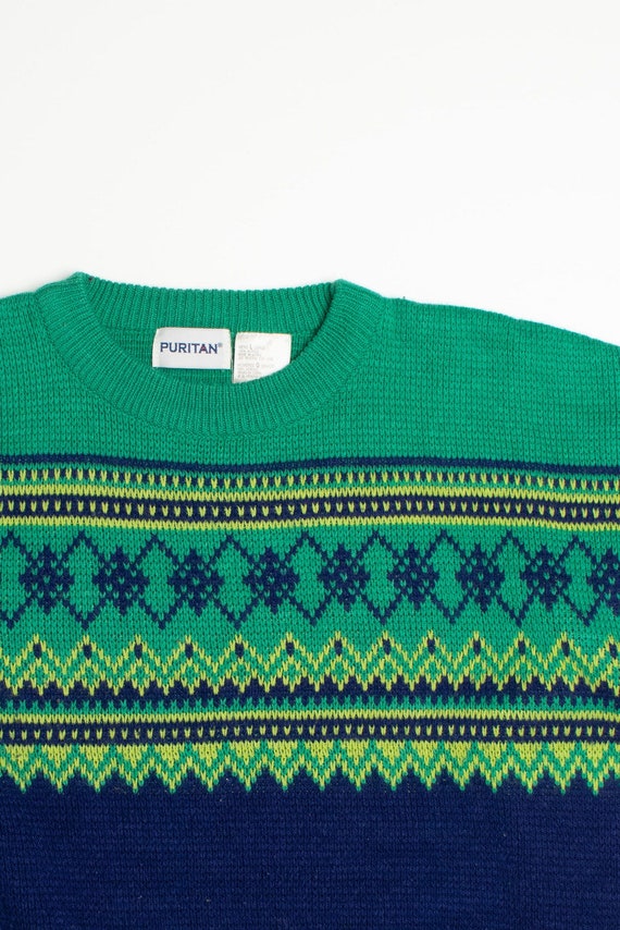 Vintage Puritan Fair Isle Sweater 2 - image 1